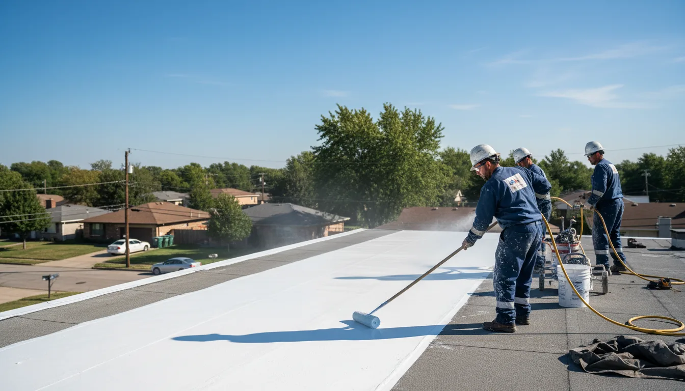 Commercial roof coating in Harleysville, PA near me